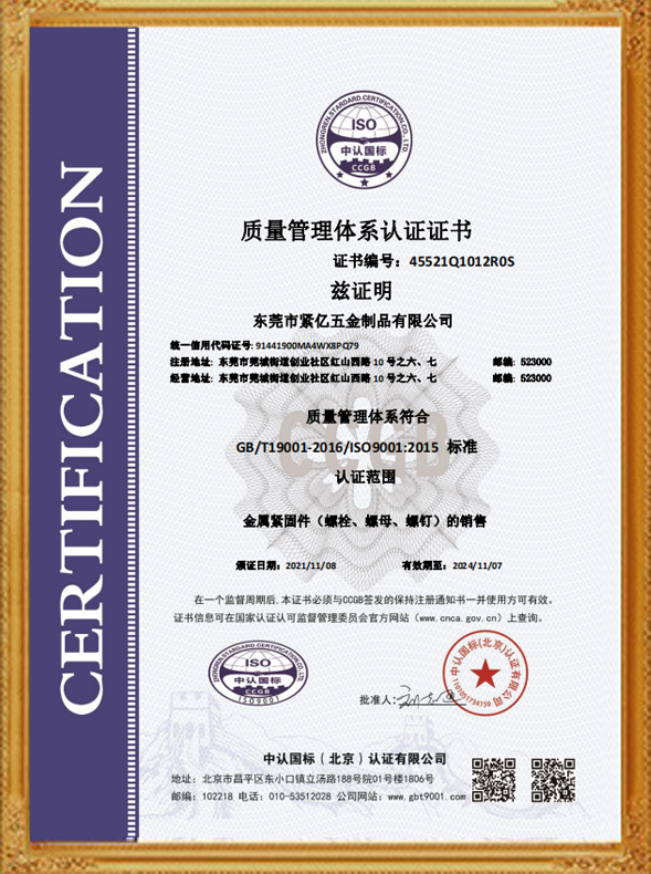 ISO9001质量管理体系 